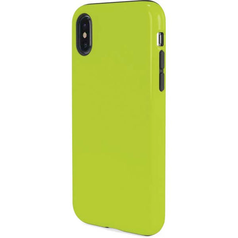 Lime Solid iPhone X Pro Case