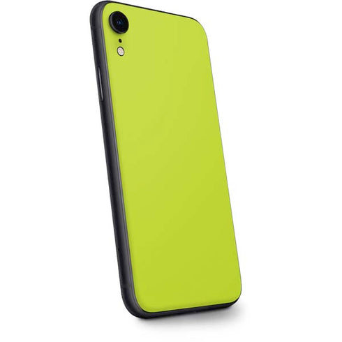 Lime Solid iPhone XR Skin