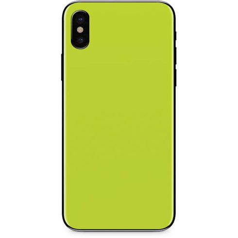 Lime Solid iPhone XS Max Skin