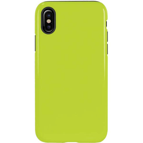 Lime Solid iPhone XS Pro Case