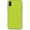Lime Solid iPhone XS Skin