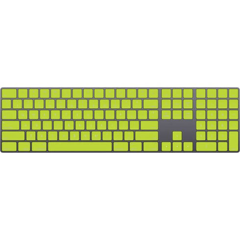 Lime Solid Magic Keyboard with Numeric Keypad Skin