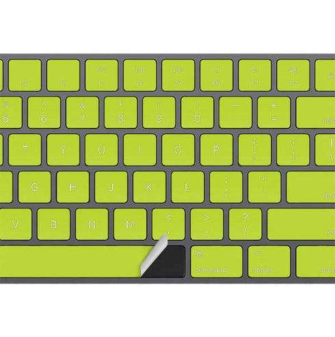 Lime Solid Magic Keyboard with Numeric Keypad Skin