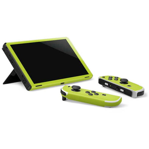Lime Solid Nintendo Switch OLED (2021) Skin