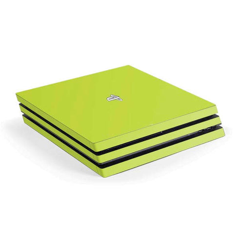 Lime Solid PS4 Pro Console Skin