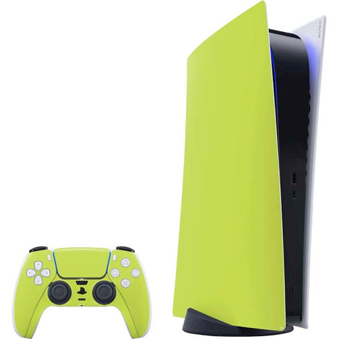 Lime Solid PS5 Digital Edition Bundle Skin