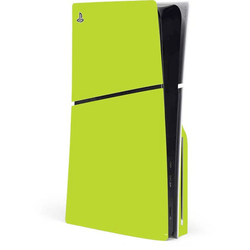 Lime PS5 Slim Disk Console Skin
