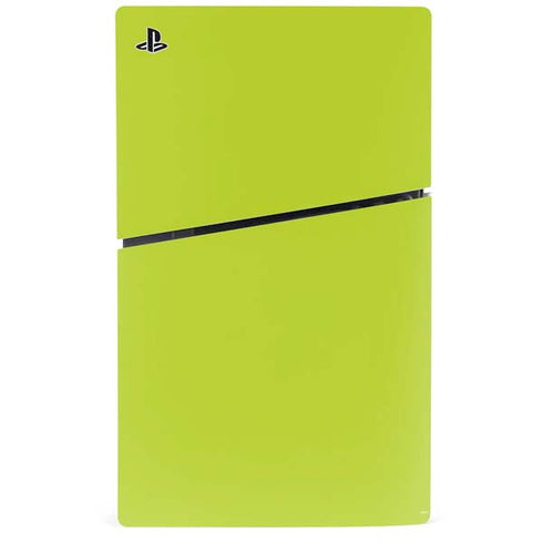 Lime PS5 Slim Disk Console Skin