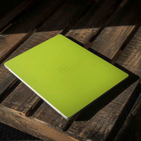 Lime Solid Surface Laptop 2 Skin