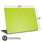 Lime Solid Universal Laptop 12in (9.8 x 6.8in) Skin