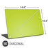 Lime Solid Universal Laptop 18in (14.6 x 10.6in) Skin