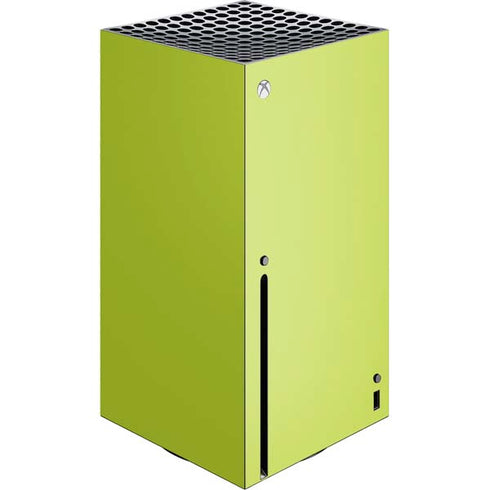 Lime Solid Xbox Series X Console Skin