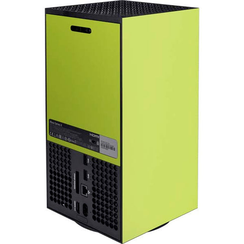 Lime Solid Xbox Series X Console Skin