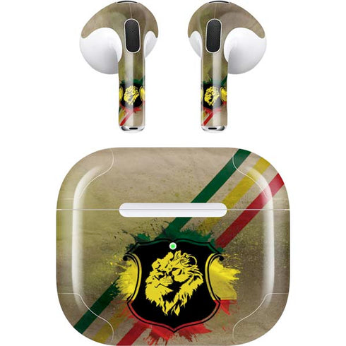 Lion of Judah Shield Apple AirPods (3rd Gen 2021) Skin