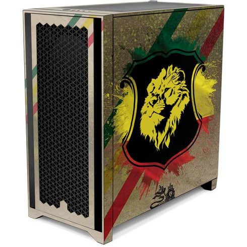 Lion of Judah Shield Corsair 4000D Tempered Glass Mid-Tower ATX Case Skin