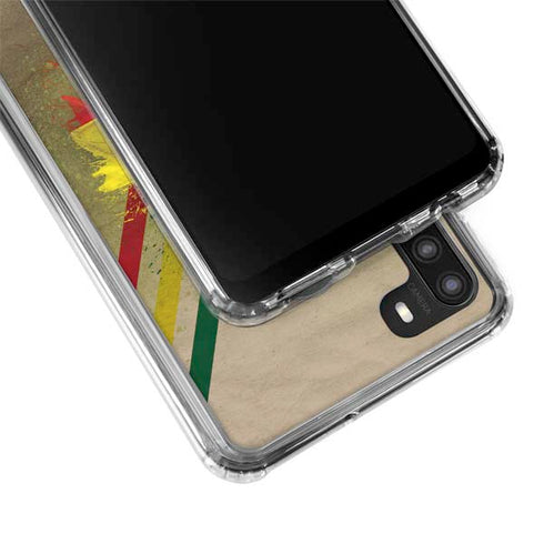 Lion of Judah Shield Galaxy A21 Clear Case