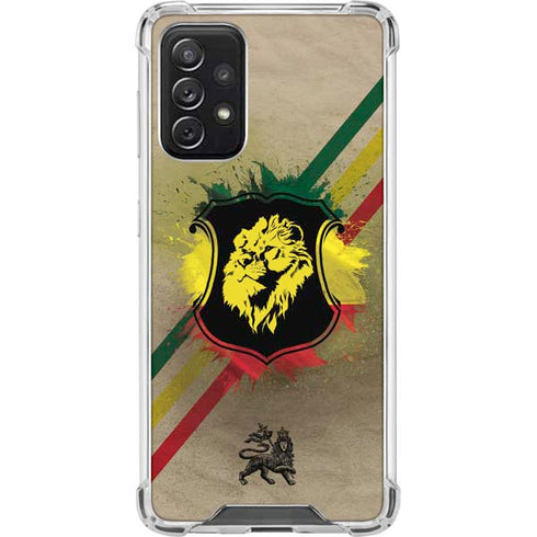 Lion of Judah Shield Galaxy A72 5G Clear Case