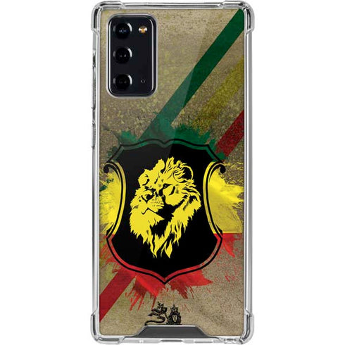 Lion of Judah Shield Galaxy Note20 5G Clear Case