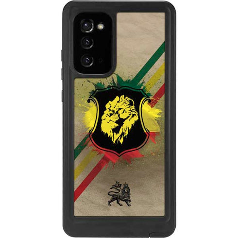 Lion of Judah Shield Galaxy Note20 5G Waterproof Case