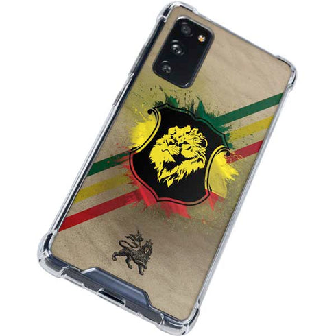 Lion of Judah Shield Galaxy S20 FE Clear Case
