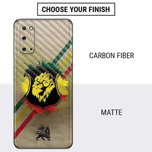 Lion of Judah Shield Galaxy S20 Skin