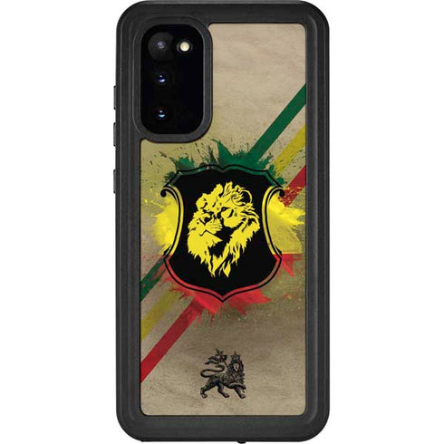 Lion of Judah Shield Galaxy S20 Waterproof Case
