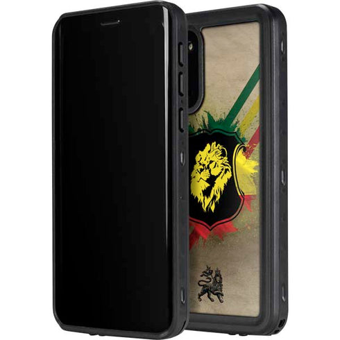Lion of Judah Shield Galaxy S20 Waterproof Case