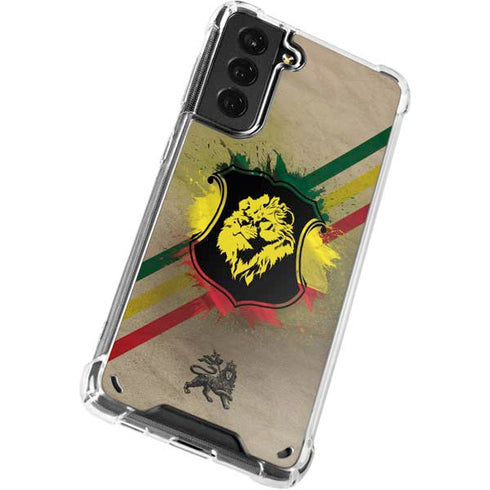 Lion of Judah Shield Galaxy S21 5G Clear Case