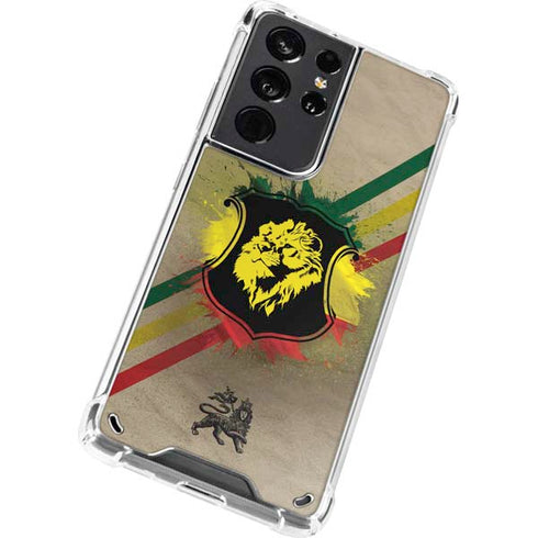 Lion of Judah Shield Galaxy S21 Ultra 5G Clear Case