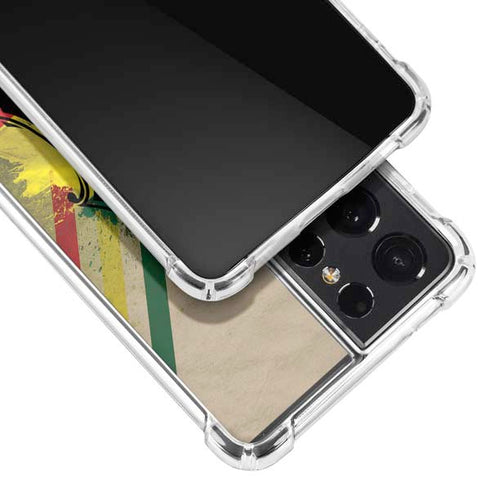 Lion of Judah Shield Galaxy S21 Ultra 5G Clear Case