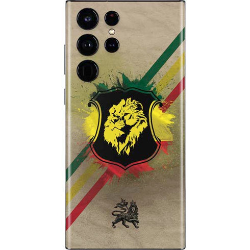 Lion of Judah Shield Galaxy S22 Ultra Skin
