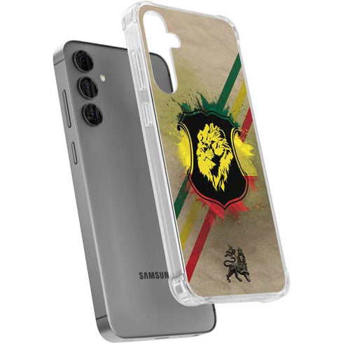 Lion of Judah Shield Galaxy S24 Plus Clear Case