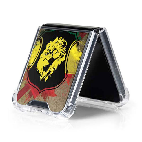 Lion of Judah Shield Galaxy Z Flip5 5G Clear Case
