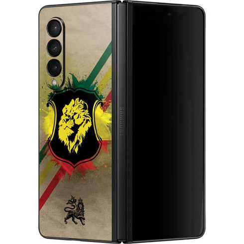 Lion of Judah Shield Galaxy Z Fold3 5G Skin
