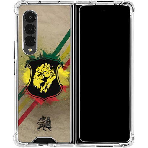 Lion of Judah Shield Galaxy Z Fold4 5G Clear Case