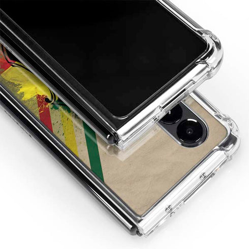 Lion of Judah Shield Galaxy Z Fold4 5G Clear Case