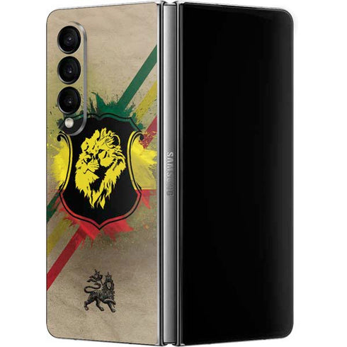 Lion of Judah Shield Galaxy Z Fold4 5G Skin