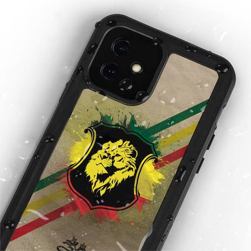 Lion of Judah Shield iPhone 12 Mini Waterproof Case