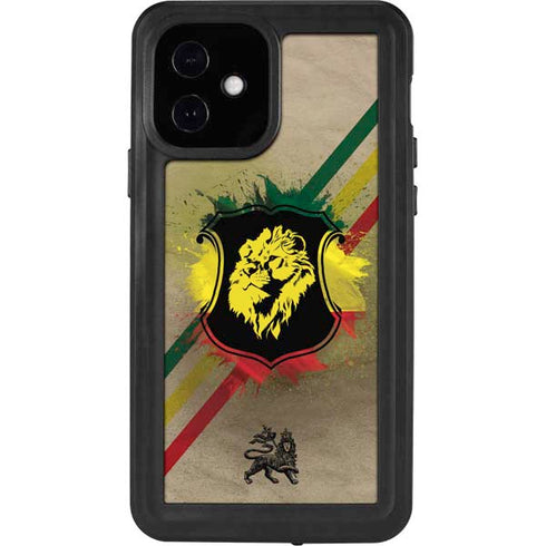 Lion of Judah Shield iPhone 12 Waterproof Case