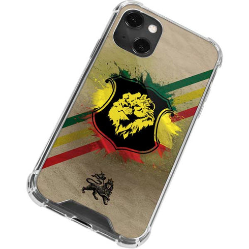 Lion of Judah Shield iPhone 13 Mini Clear Case