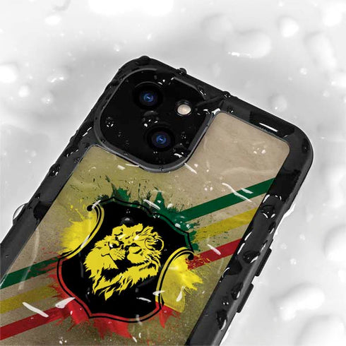 Lion of Judah Shield iPhone 13 Mini Waterproof Case