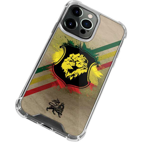 Lion of Judah Shield iPhone 13 Pro Clear Case