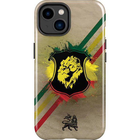 Lion of Judah Shield iPhone 14 Plus Impact Case