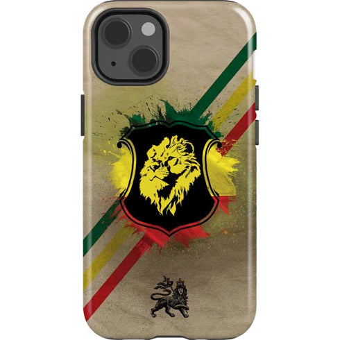 Lion of Judah Shield iPhone 15 Impact Case