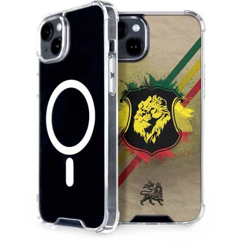 Lion of Judah Shield iPhone 15 Plus MagSafe Case