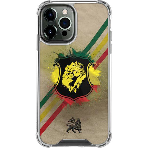 Lion of Judah Shield iPhone 14 Pro Max Clear Case