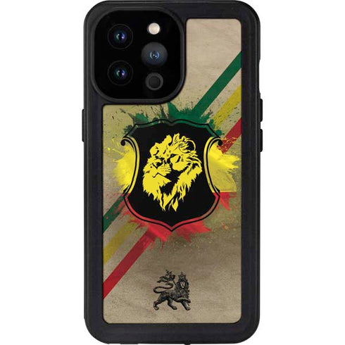 Lion of Judah Shield iPhone 14 Pro Max Waterproof Case