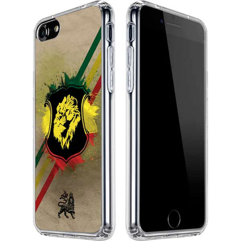 Lion of Judah Shield iPhone SE (2nd & 3rd Gen) Clear Case