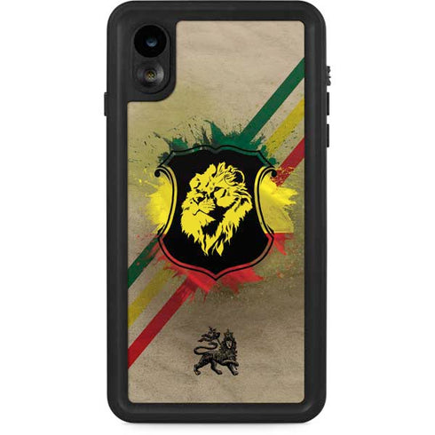 Lion of Judah Shield iPhone XR Waterproof Case