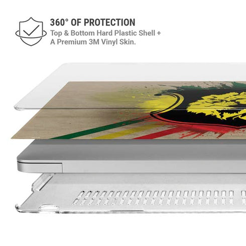 Lion of Judah Shield MacBook Air 13in M1 (2021) Case plus Skin